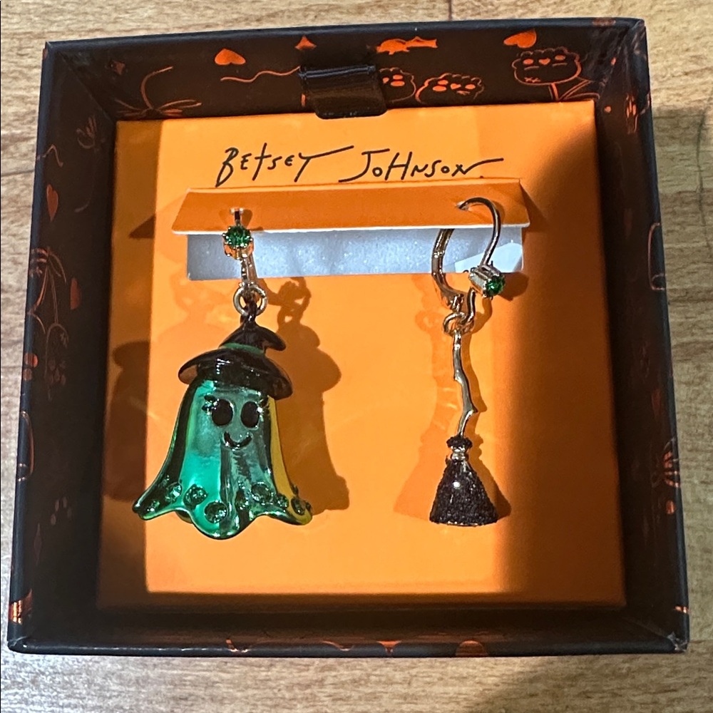 Betsy Johnson Halloween Earrings (Pink 1) 👻 🎃